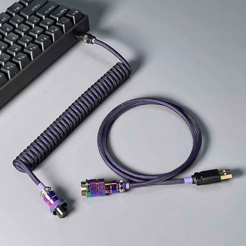 GMK+ Rainbow Metallic USB - Type C Cable