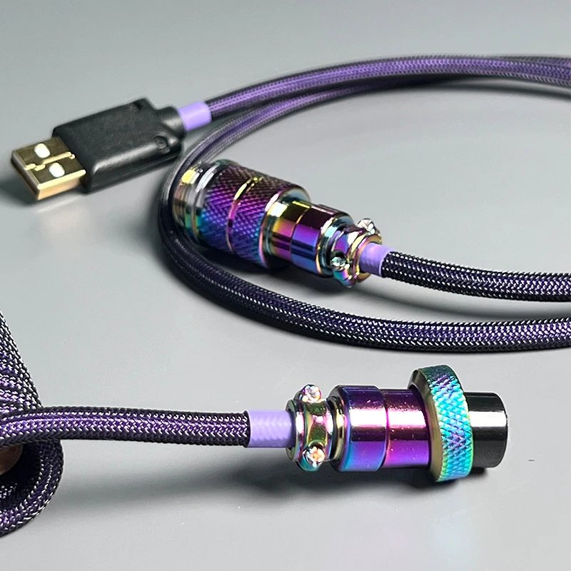 GMK+ Rainbow Metallic USB - Type C Cable