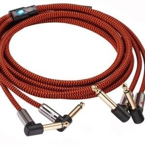 GMK+ Red and Black Audio Keyboard Cable