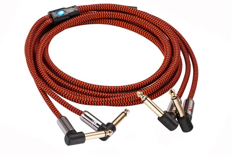 GMK+ Red and Black Audio Keyboard Cable