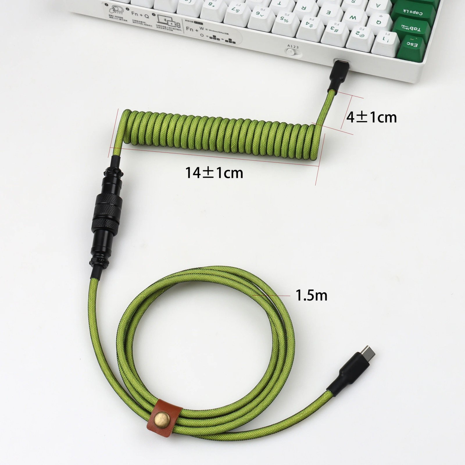 GMK+ Vivid Green USB - Type C Cable