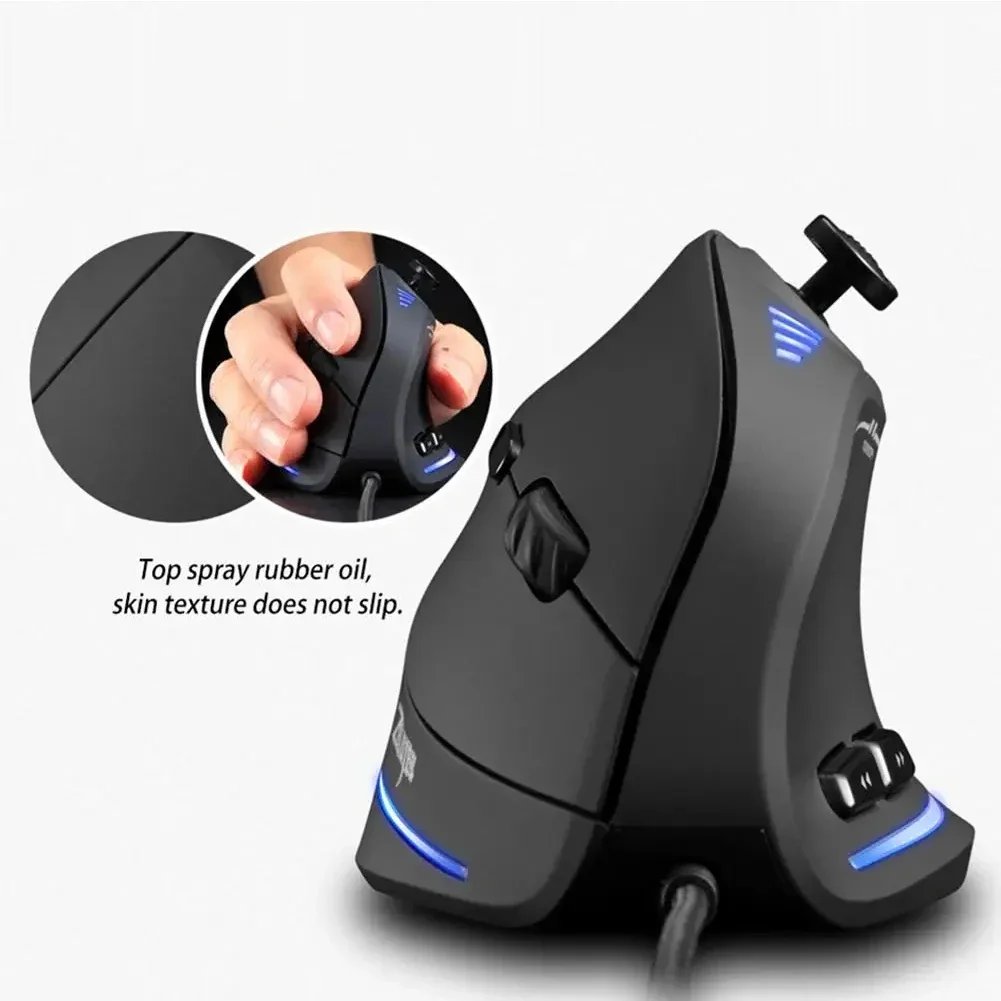 GMK+ Lighted Black Gaming Mouse