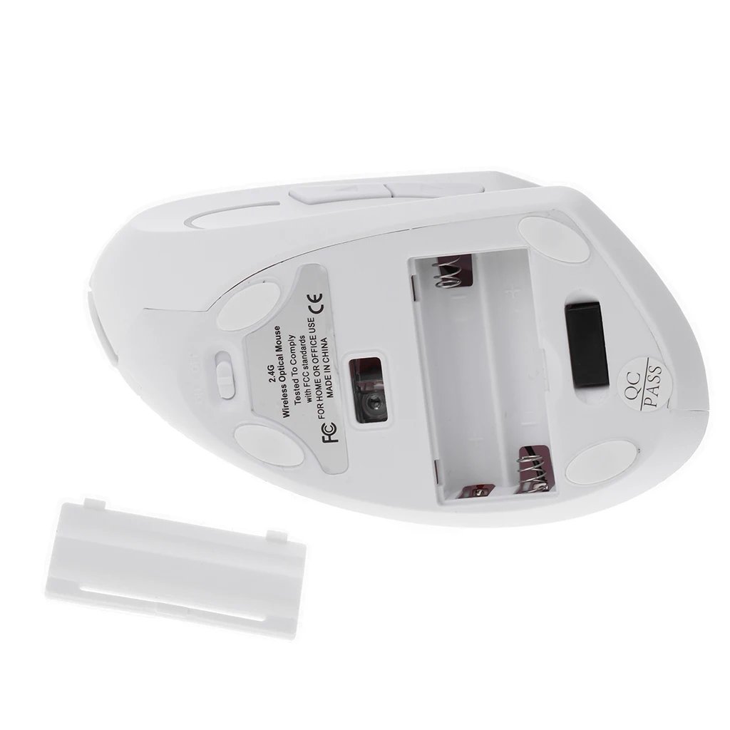 GMK+ Inalambric White Bluetooth Gaming Mouse