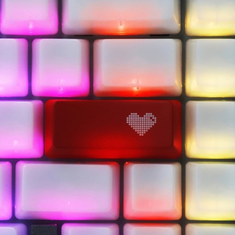 GMK+ Red Heart Single Keycap