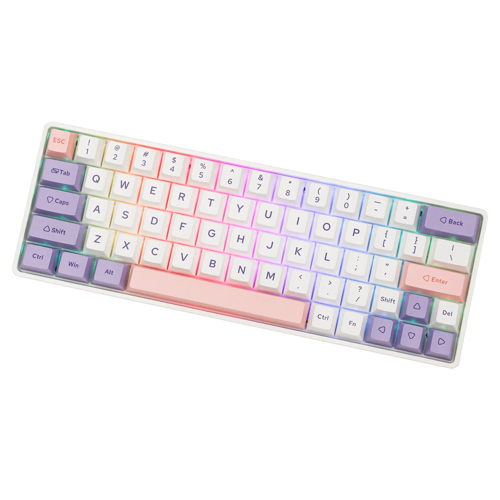 GMK+ White Full Mechanical Keyboard