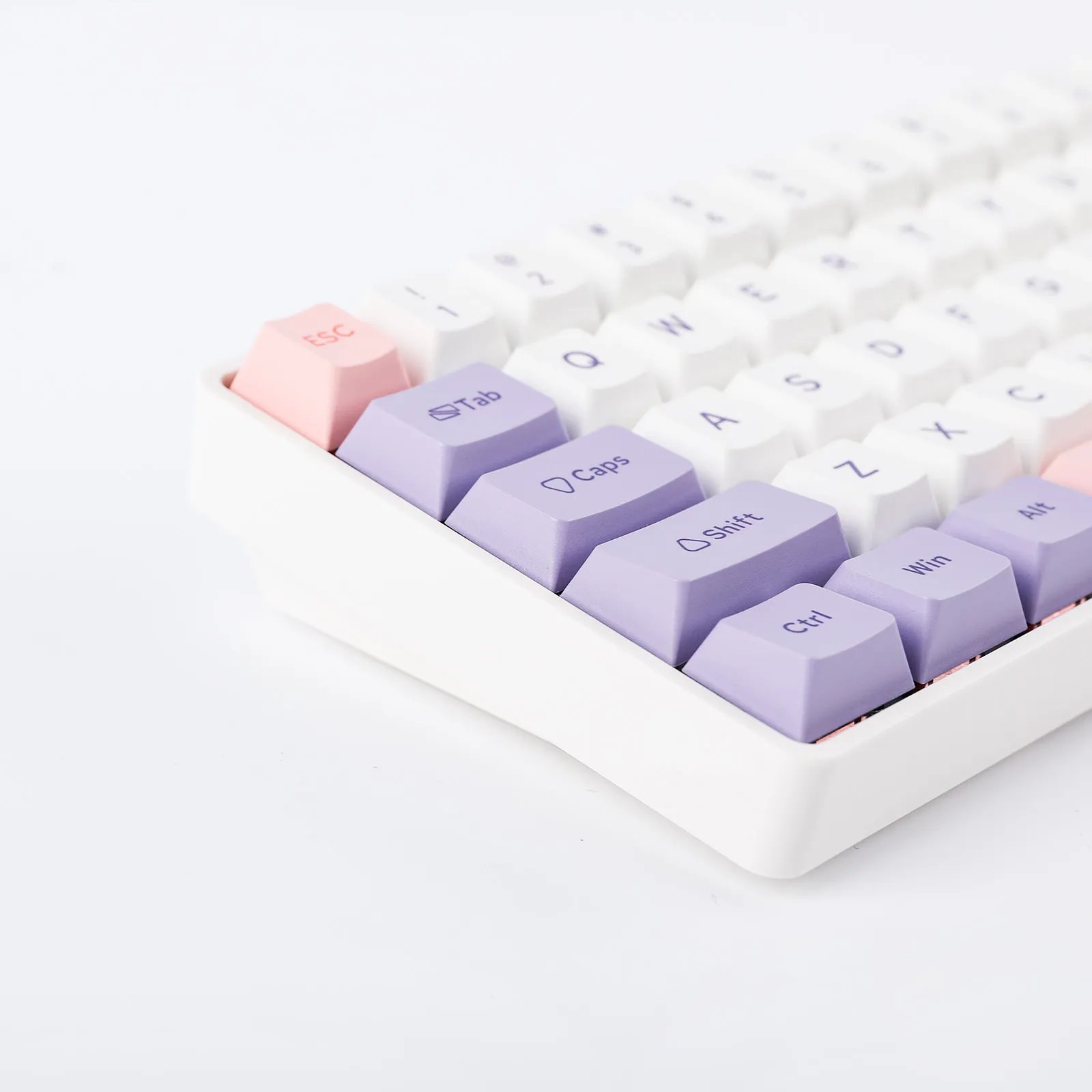 GMK+ White Full Mechanical Keyboard