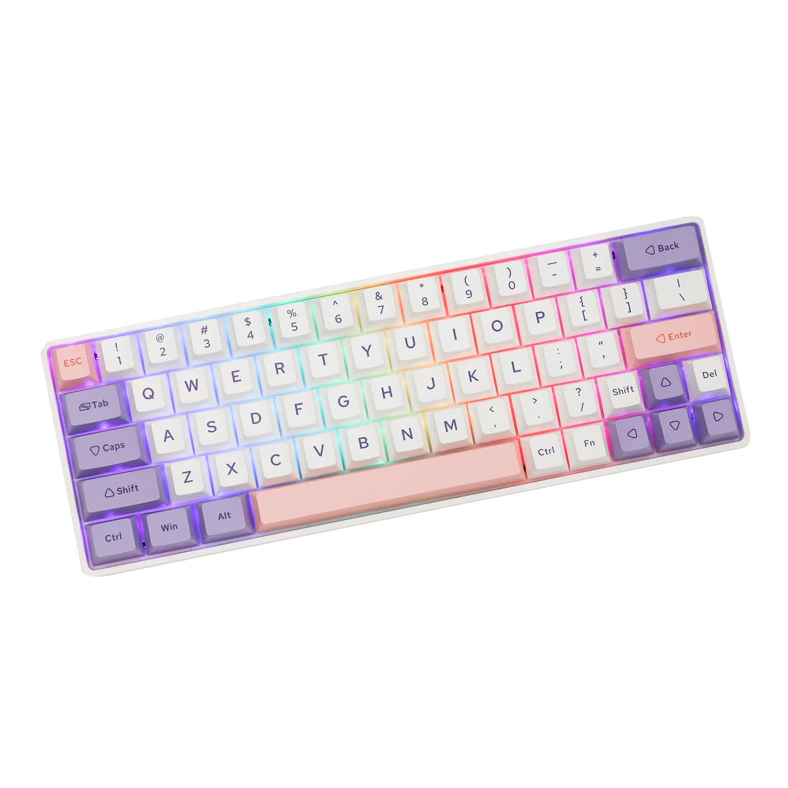 GMK+ White Full Mechanical Keyboard