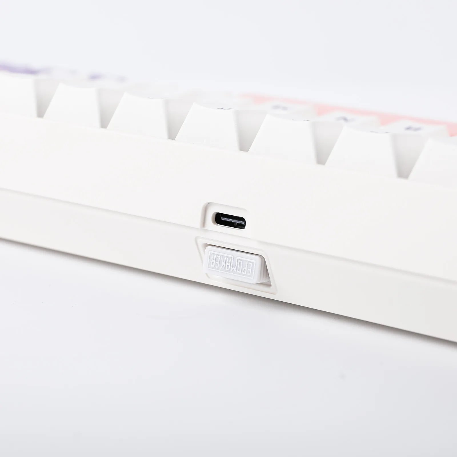 GMK+ White Full Mechanical Keyboard