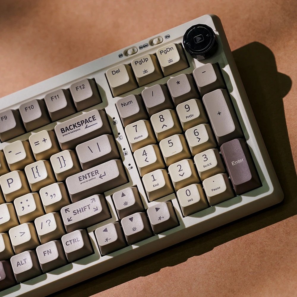 GMK+ Vintage Minimalist Full Mechanical Keyboard