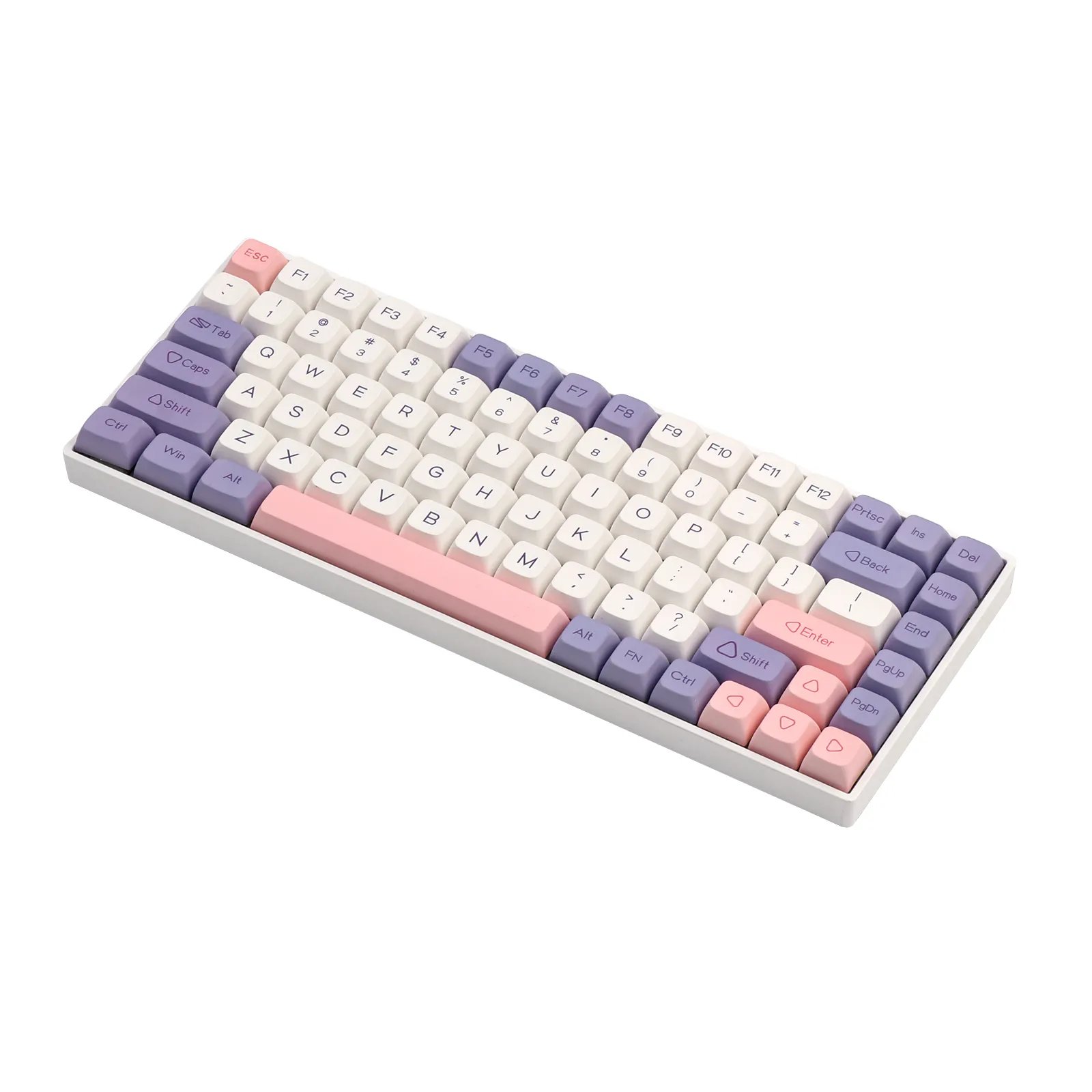 GMK+ Pastel Purple Full Mechanical Keyboard