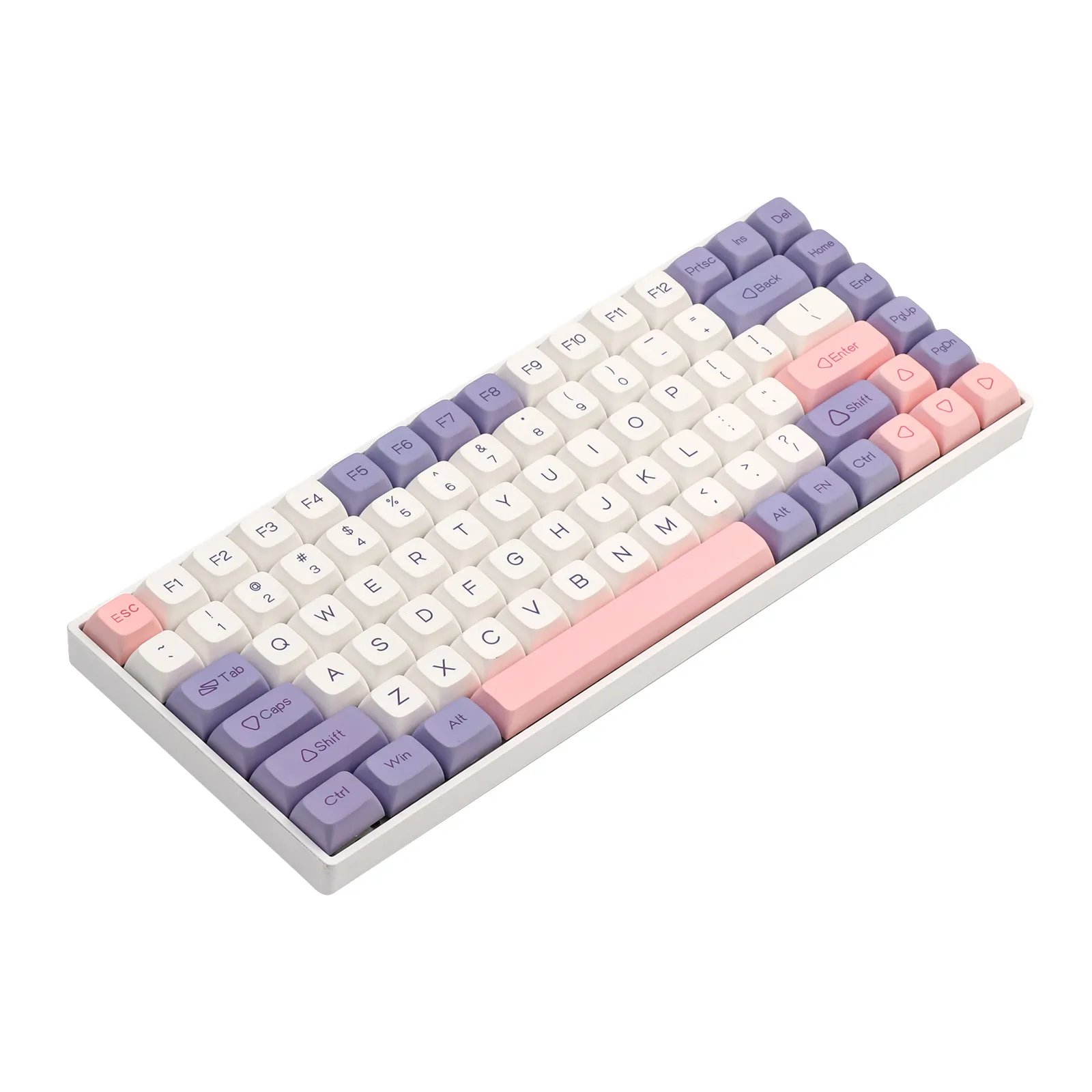 GMK+ Pastel Purple Full Mechanical Keyboard0