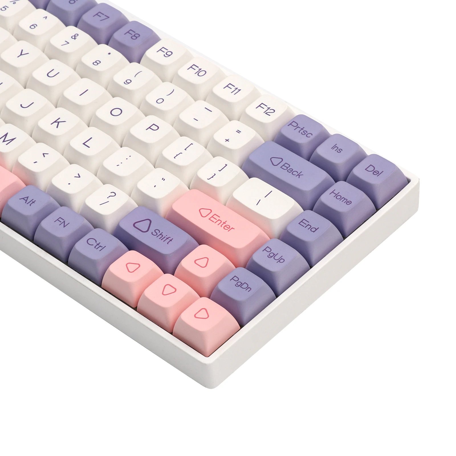 GMK+ Pastel Purple Full Mechanical Keyboard