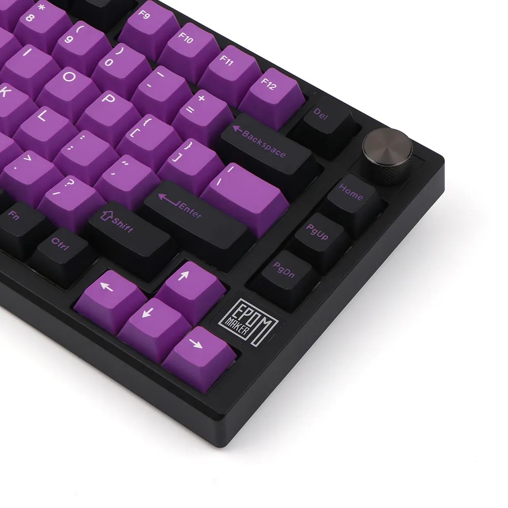 GMK+ Purple Premium Full Mechanical Keyboard