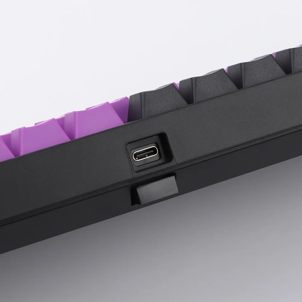 GMK+ Purple Premium Full Mechanical Keyboard