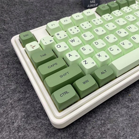 GMK+ Green Matcha XDA Custom Keycap Set