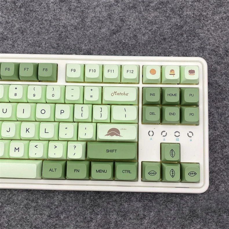GMK+ Green Matcha XDA Custom Keycap Set