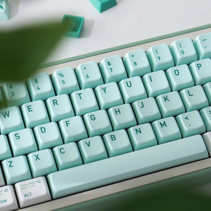 GMK+ Green White MDA Custom Keycap Set