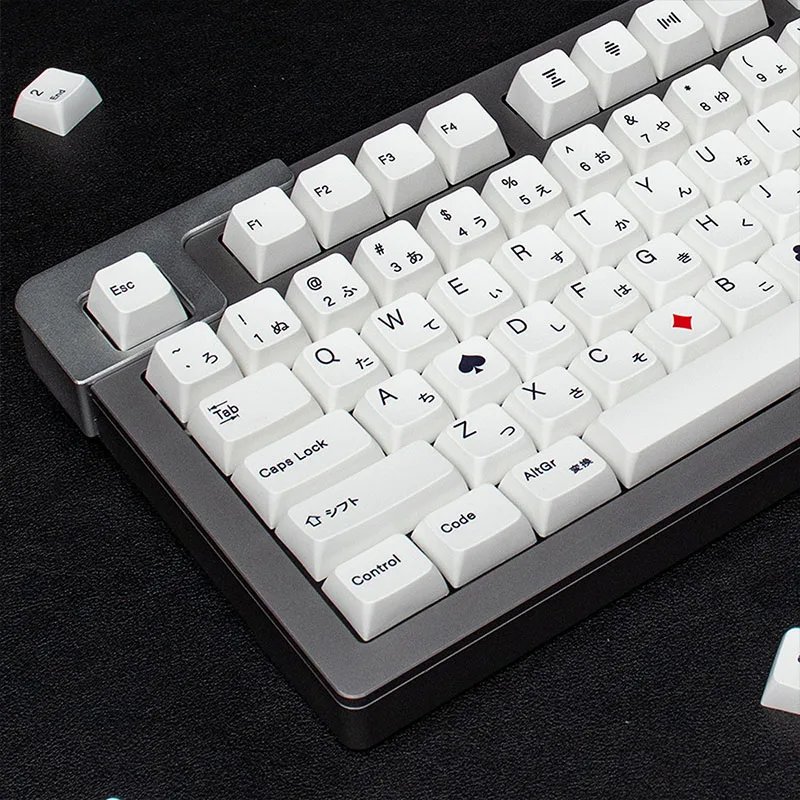 GMK+ White MDA Custom Keycap Set