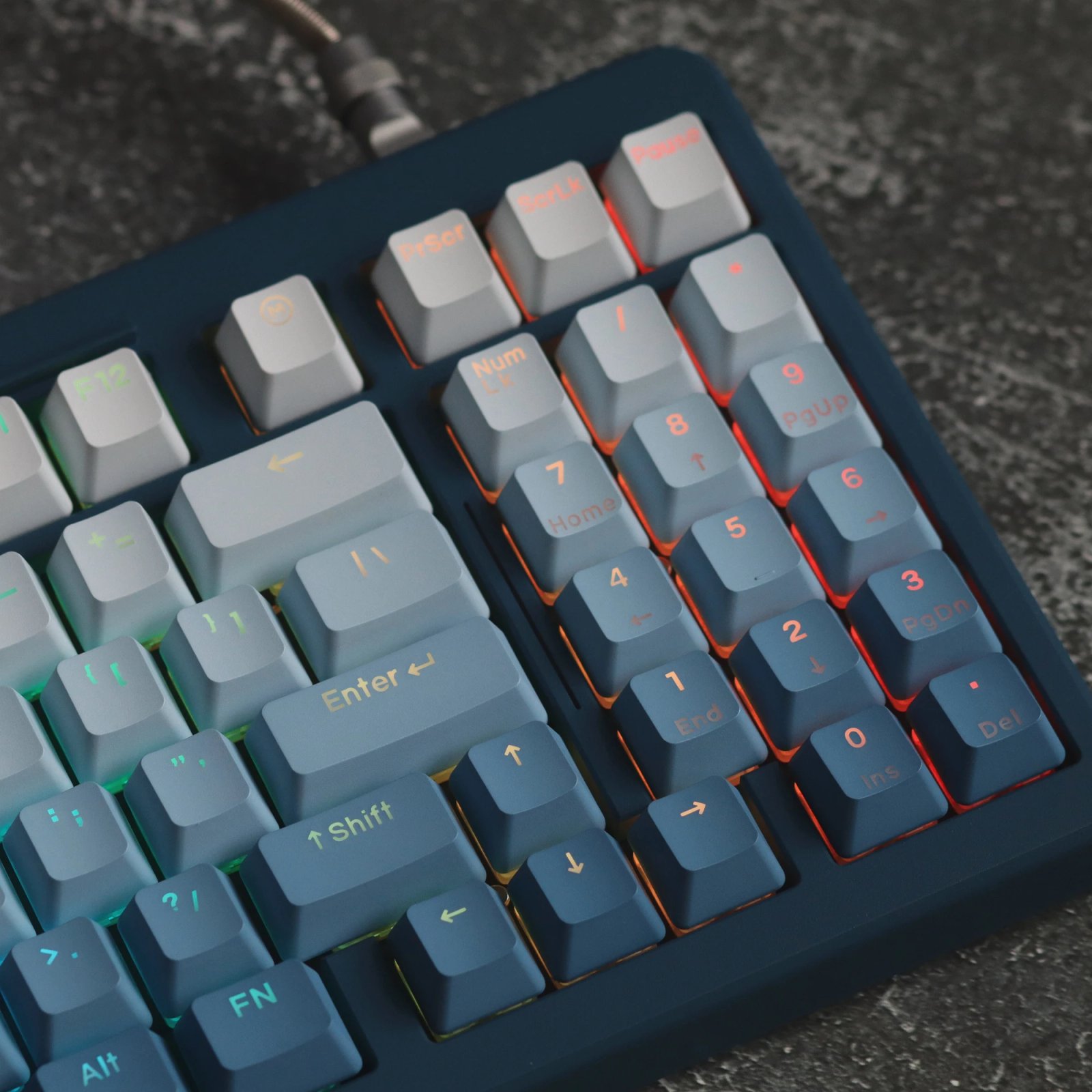 GMK+ Blue Fog OEM Custom Keycap Set