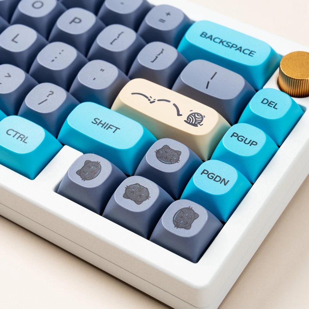 GMK+ Blue Cat MA Custom Keycap Set