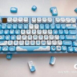 GMK+ Cloud Blue MDA Custom Keycap Set