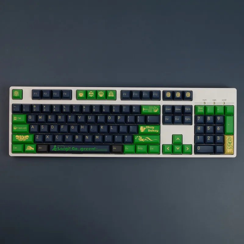 GMK+ Fashion Green KCA Custom Keycap Set