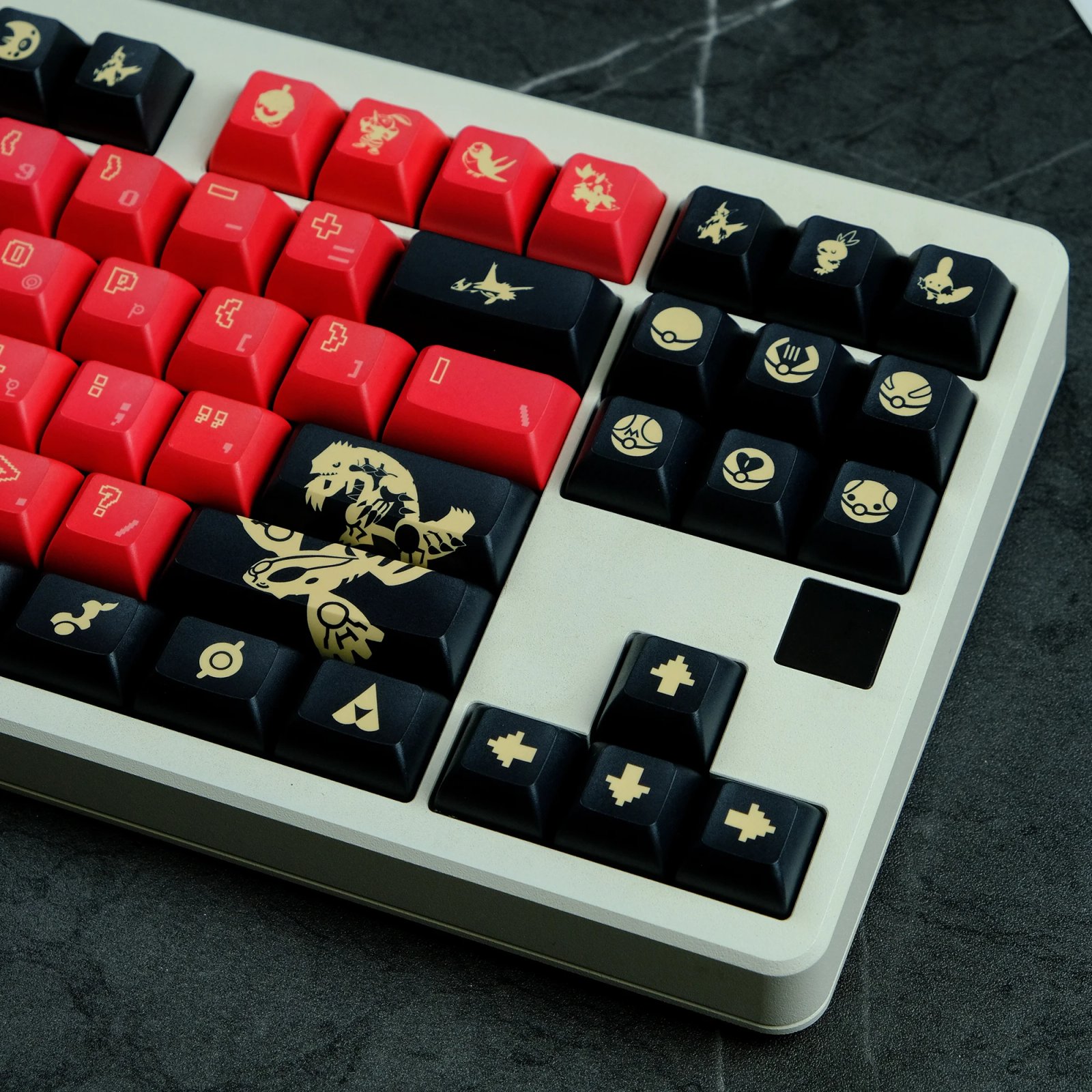 GMK+ Red Pirate KCA Custom Keycap Set