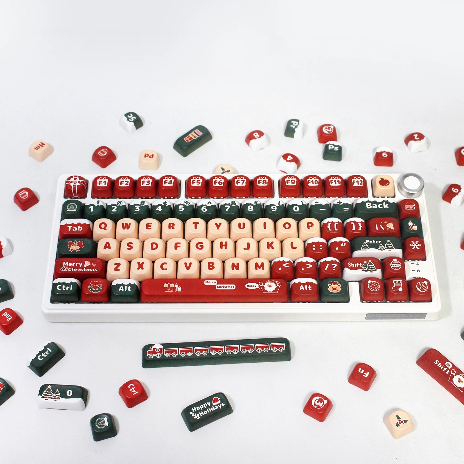 GMK+ Merry Christmas MDA Custom Keycap Set